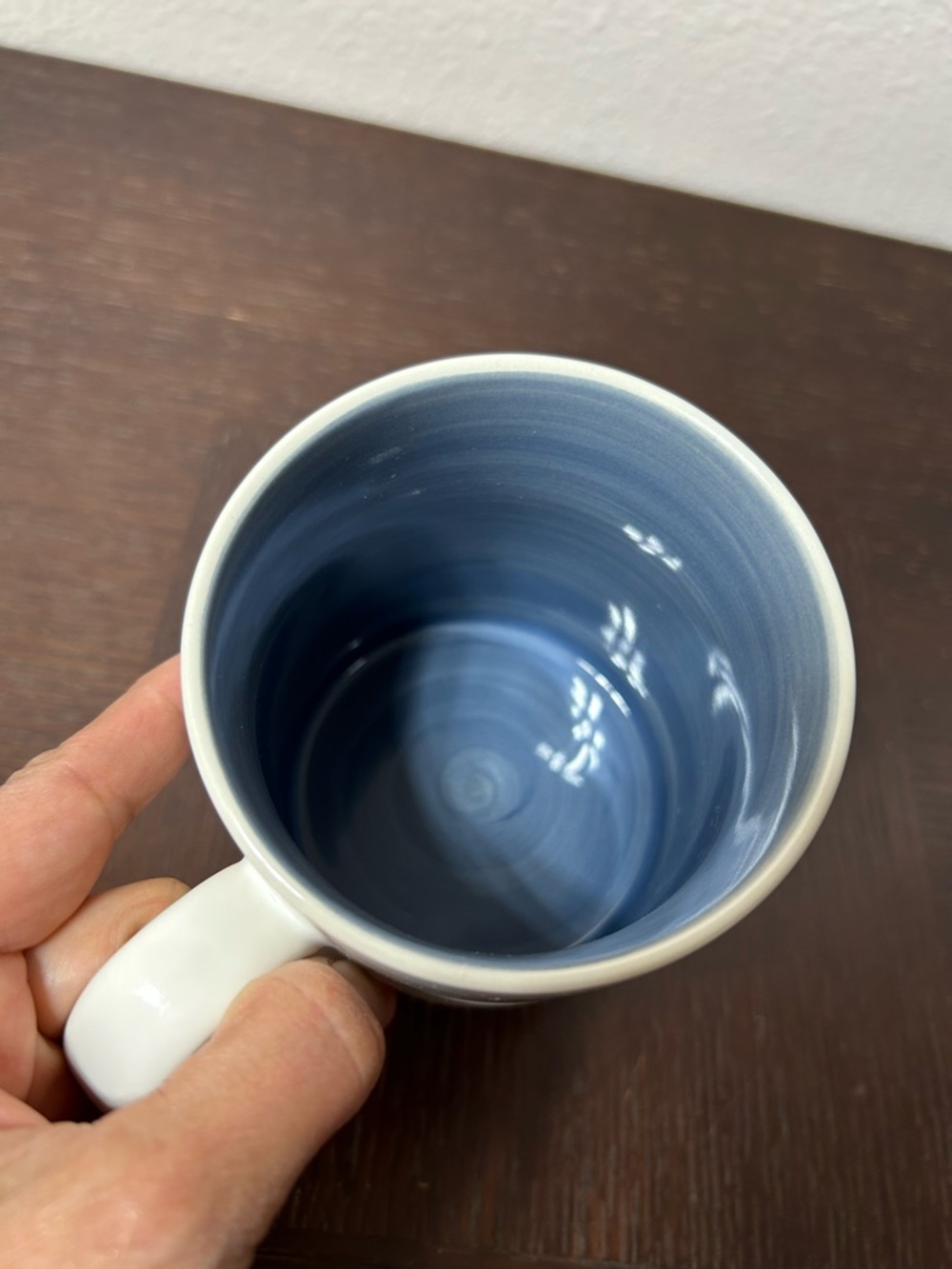 Pier 1 Imports Black White Blue Stoneware "sip" Discontinued Coffee Mug - Picture 7 of 10